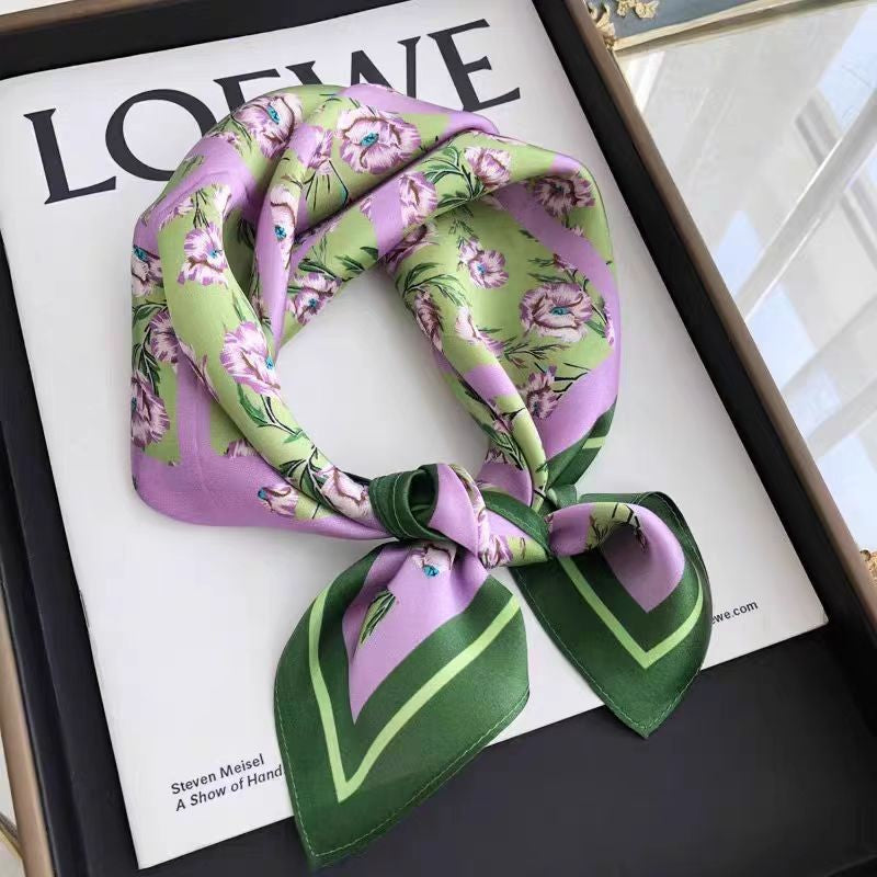 Althea Silk Square Scarf