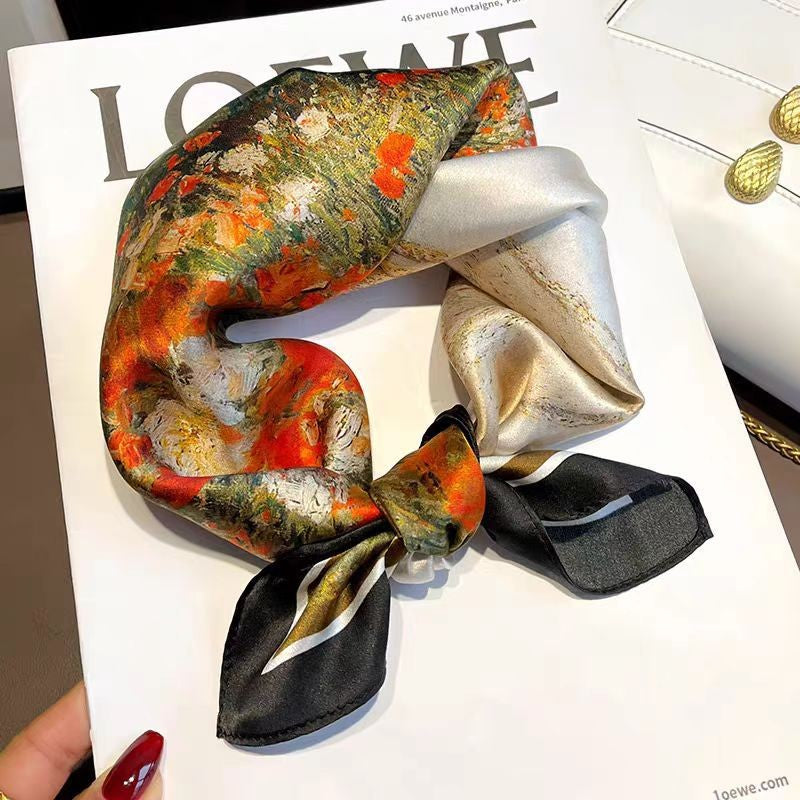 Althea Silk Square Scarf