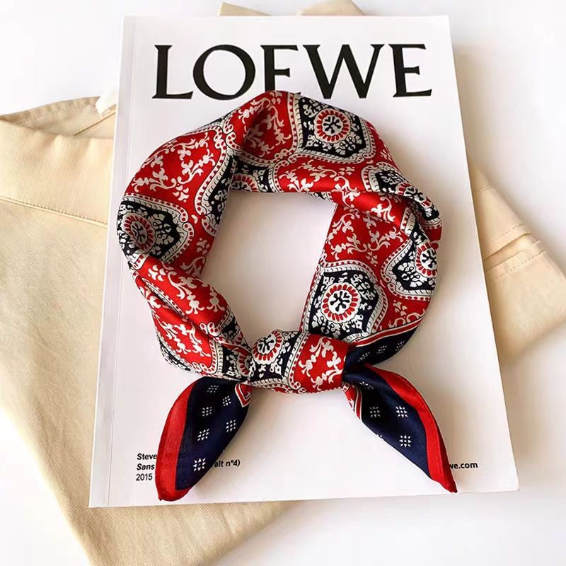 Althea Silk Square Scarf