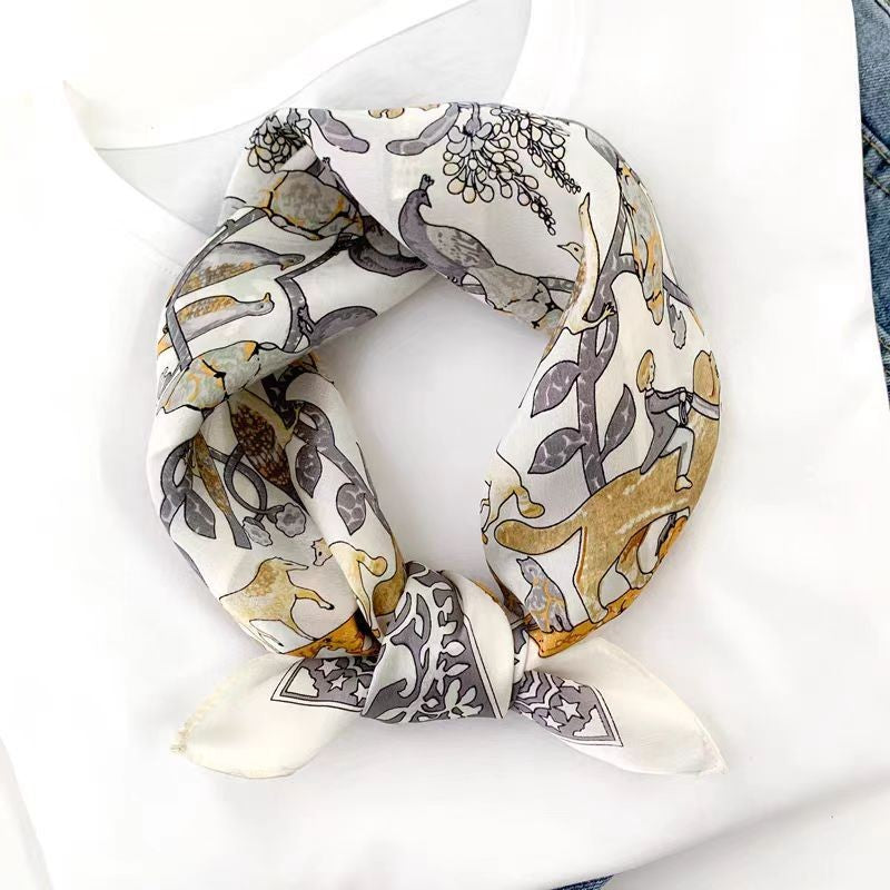 Althea Silk Square Scarf