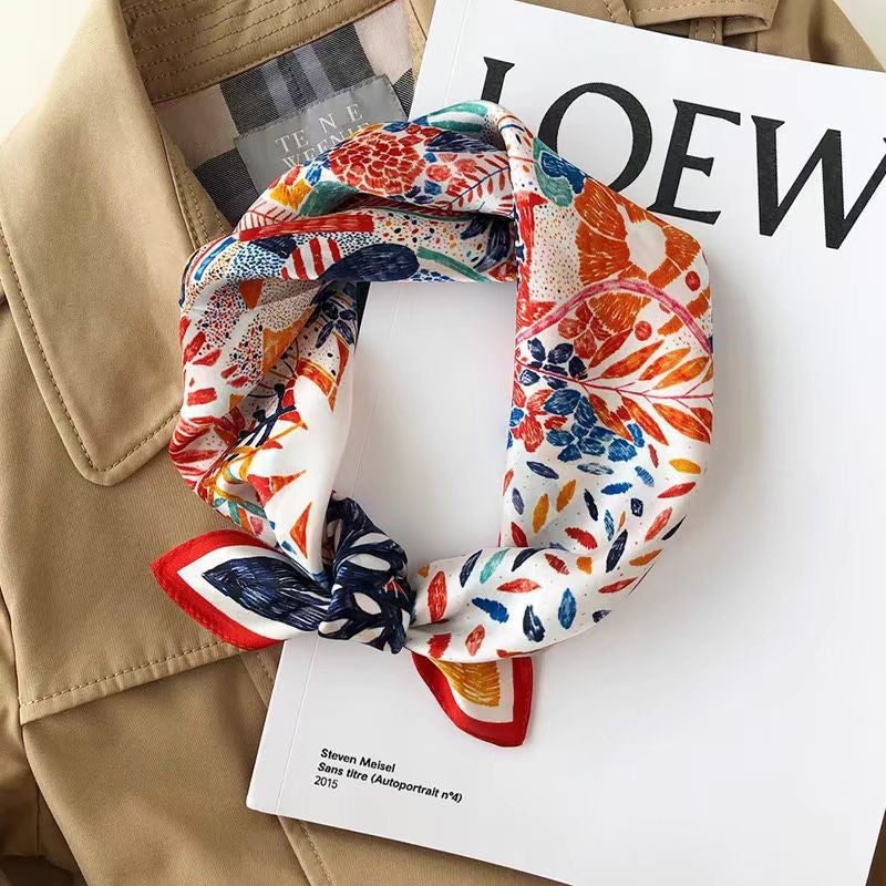 Althea Silk Square Scarf