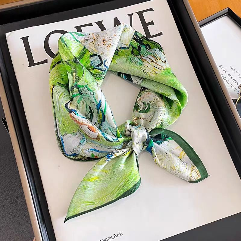 Althea Silk Square Scarf