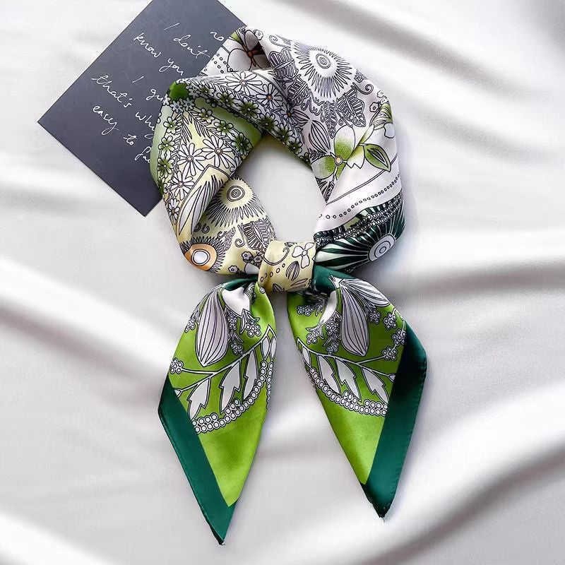 Althea Silk Square Scarf