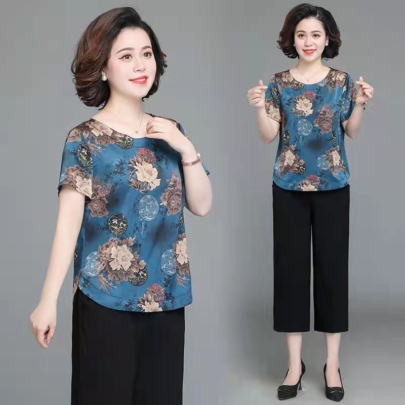 Amara Floral Silk Set
