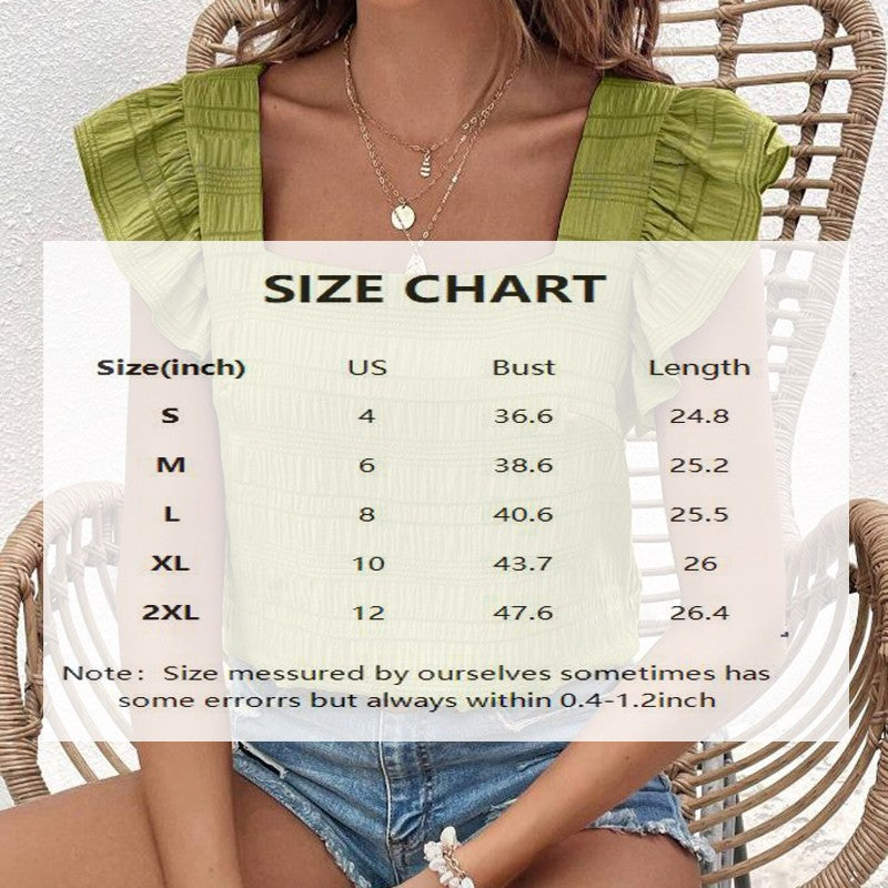 Amara Ruffled Sleeve Blouse