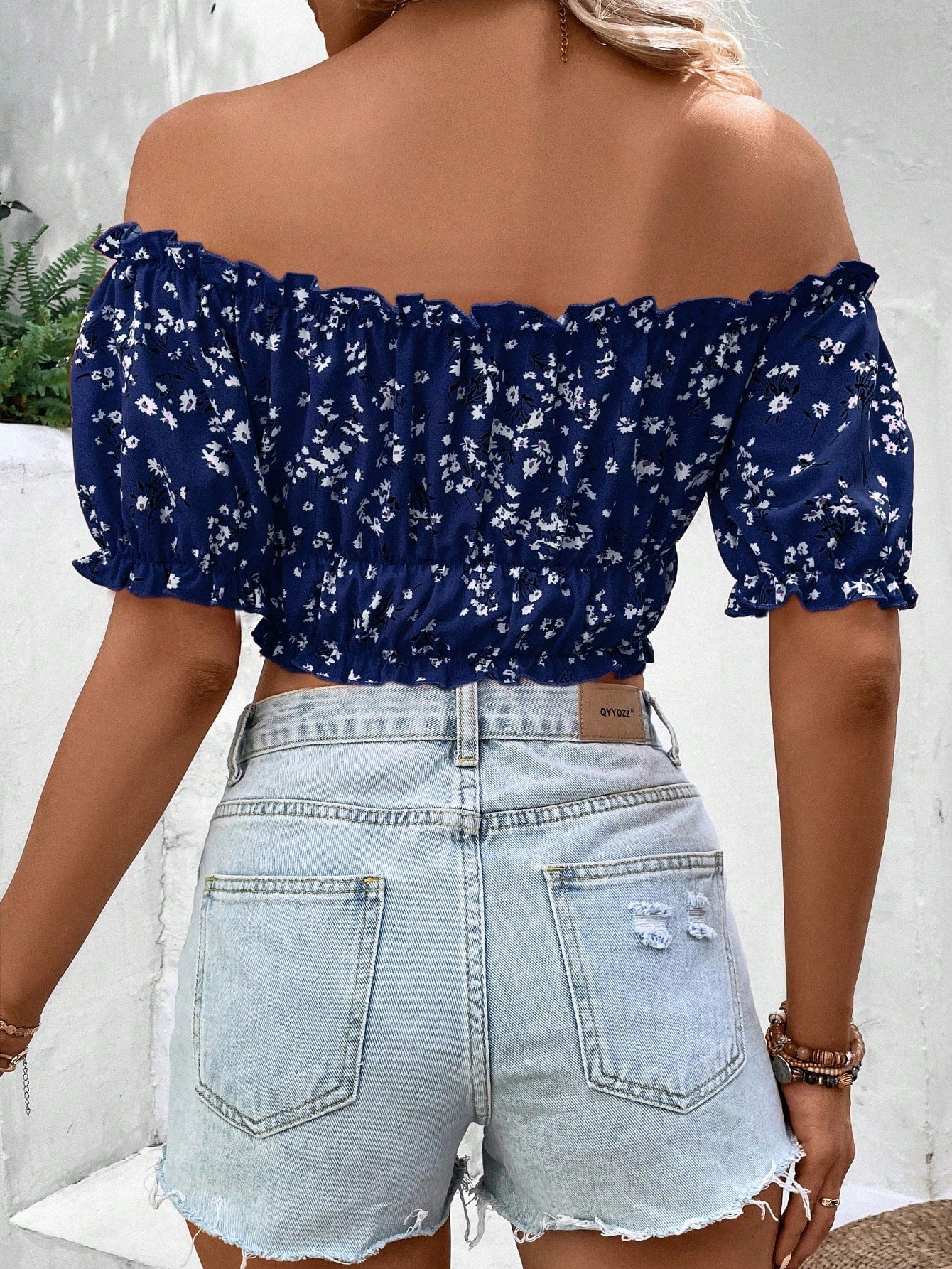 Amaya Floral Off-Shoulder Top