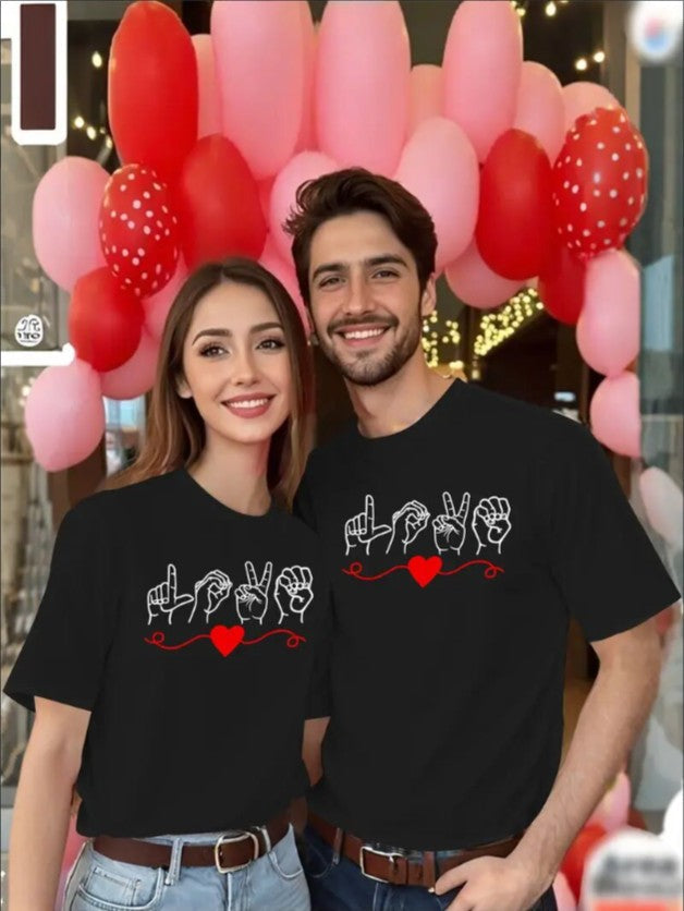 Amour Holiday Couple Tee