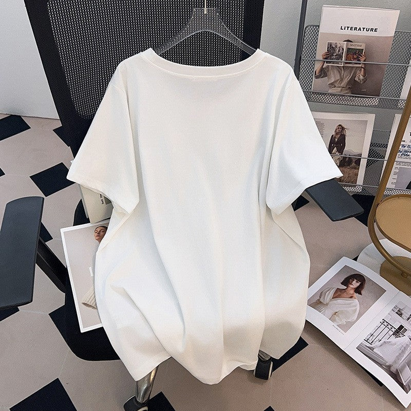 Arlise Plus Cotton Tunic Tee