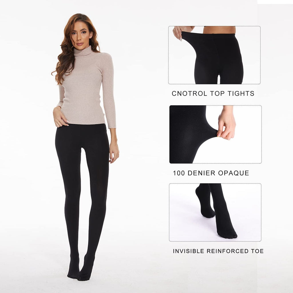 Aurelia Fleece-Lined Tights (2 Pack)