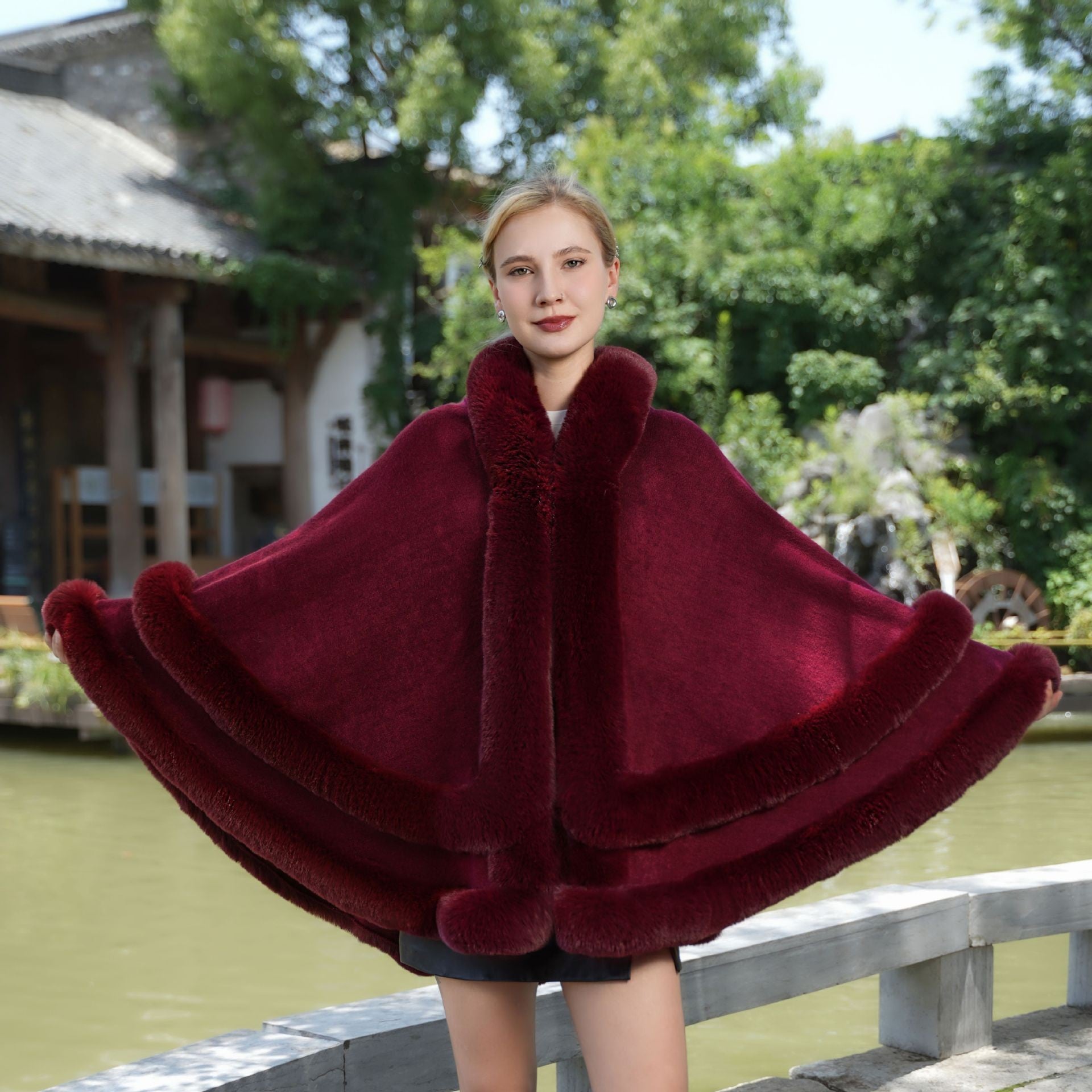 Aurelia Knit Cloak