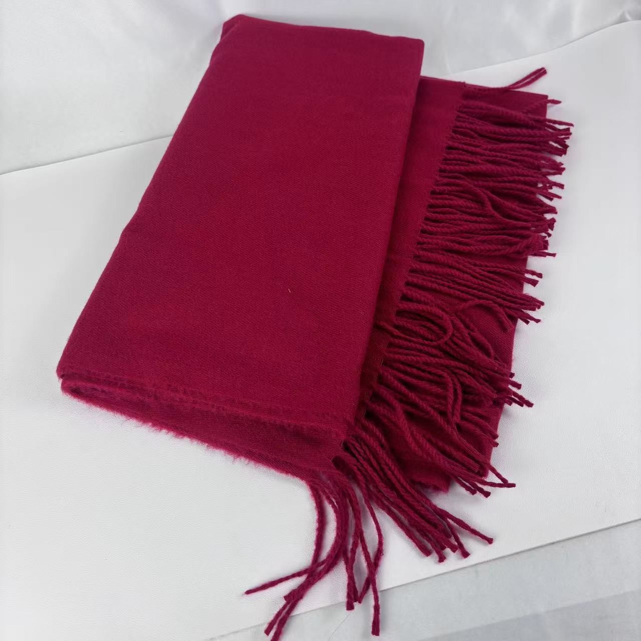 Aurelia Tassel Cashmere Scarf