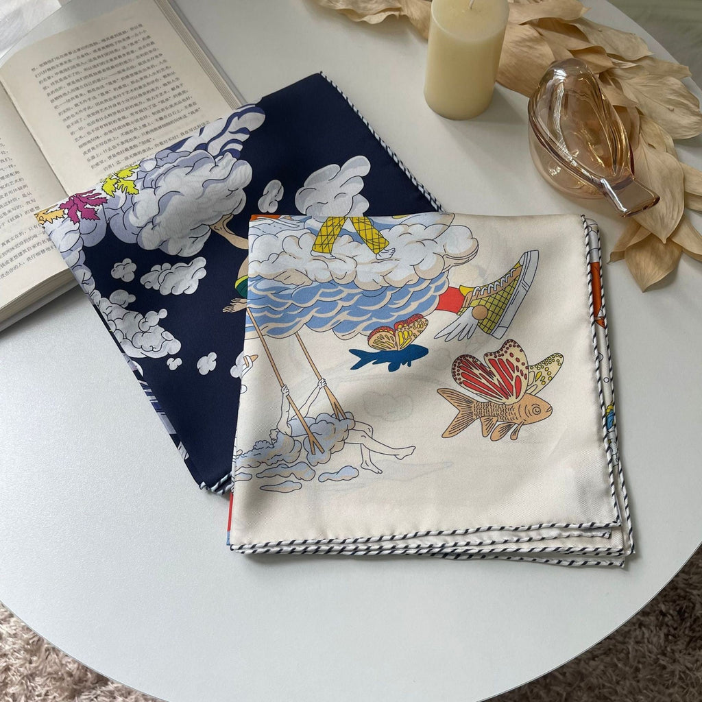 Aurelle Silk Twill Scarf