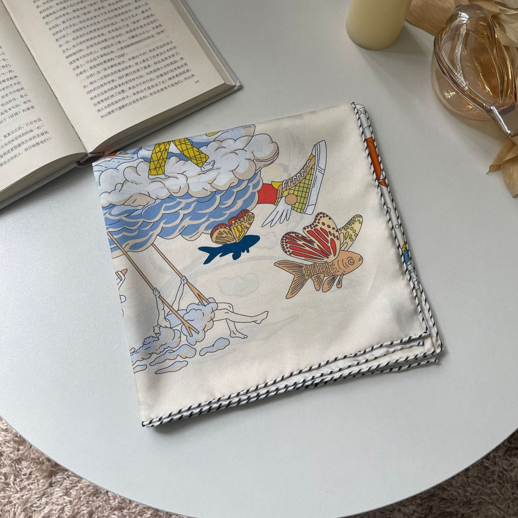 Aurelle Silk Twill Scarf