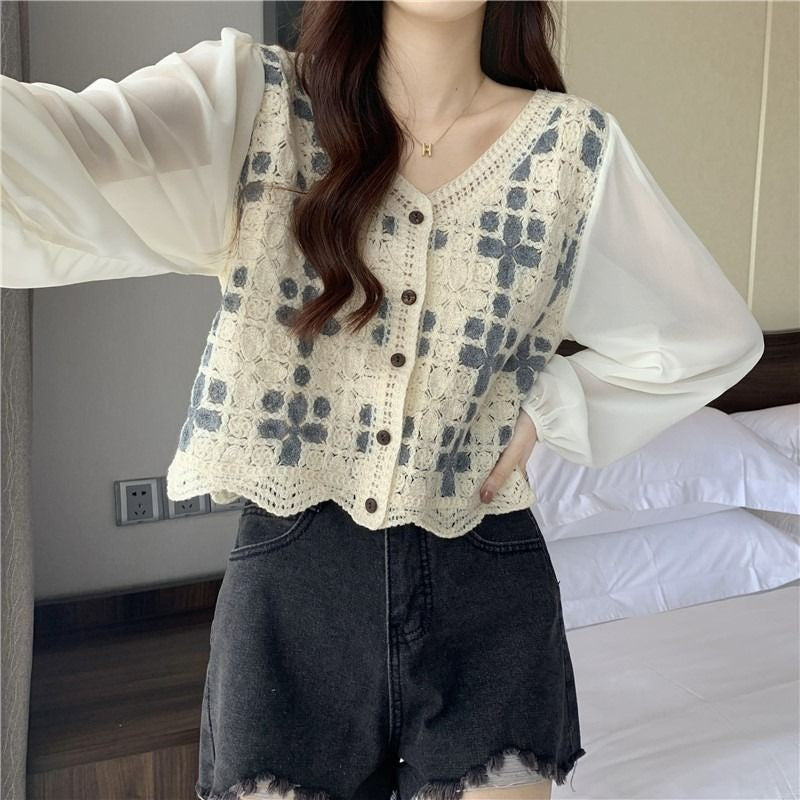 Celine Lacework Blouse