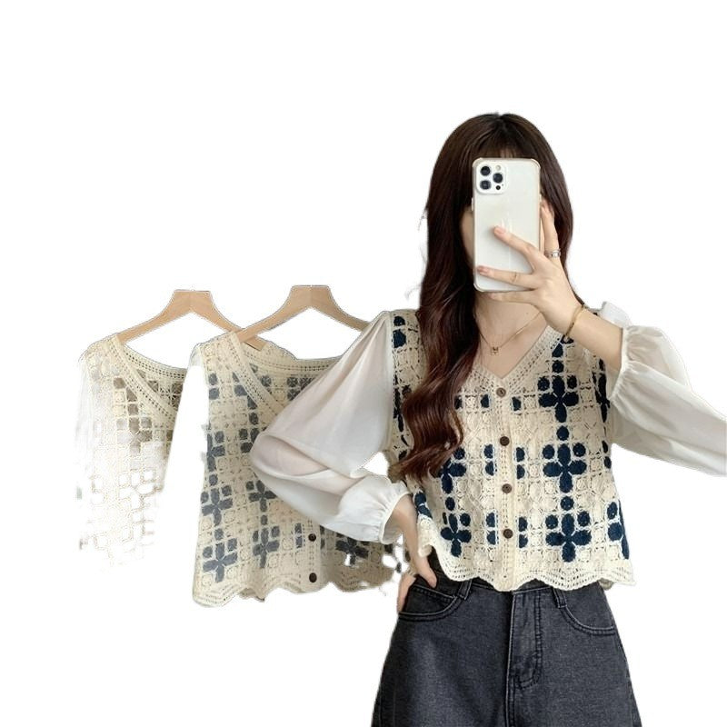 Celine Lacework Blouse