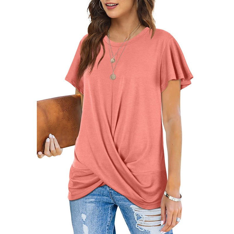 Curvia Plus Twist-Front Tunic