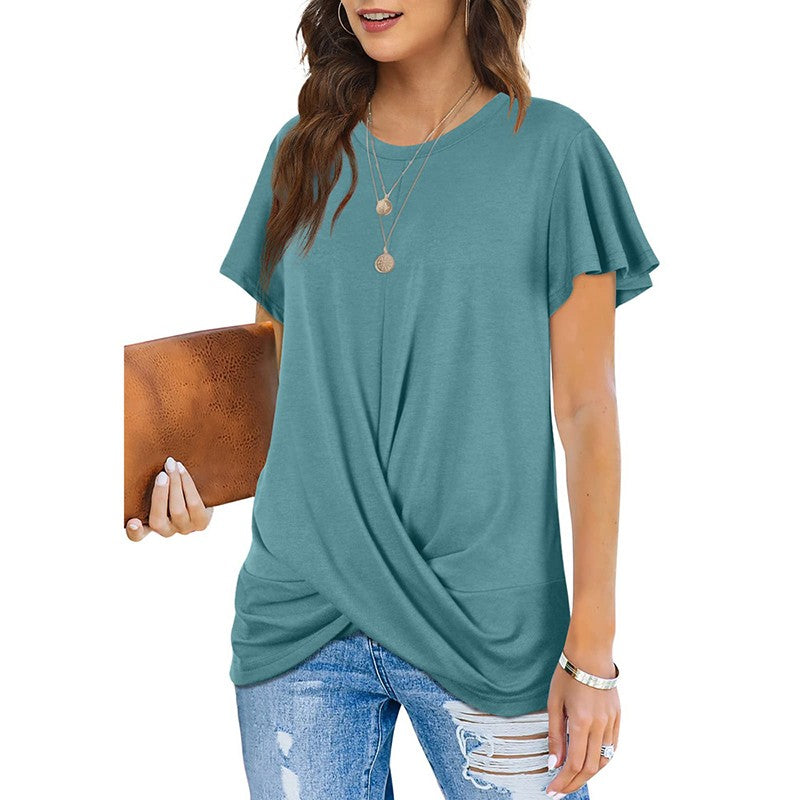 Curvia Plus Twist-Front Tunic