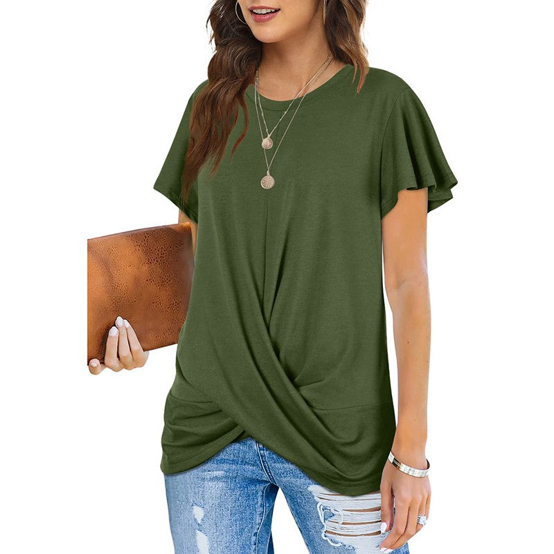 Curvia Plus Twist-Front Tunic