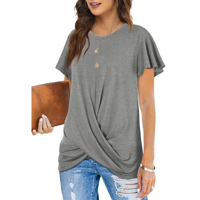 Curvia Plus Twist-Front Tunic