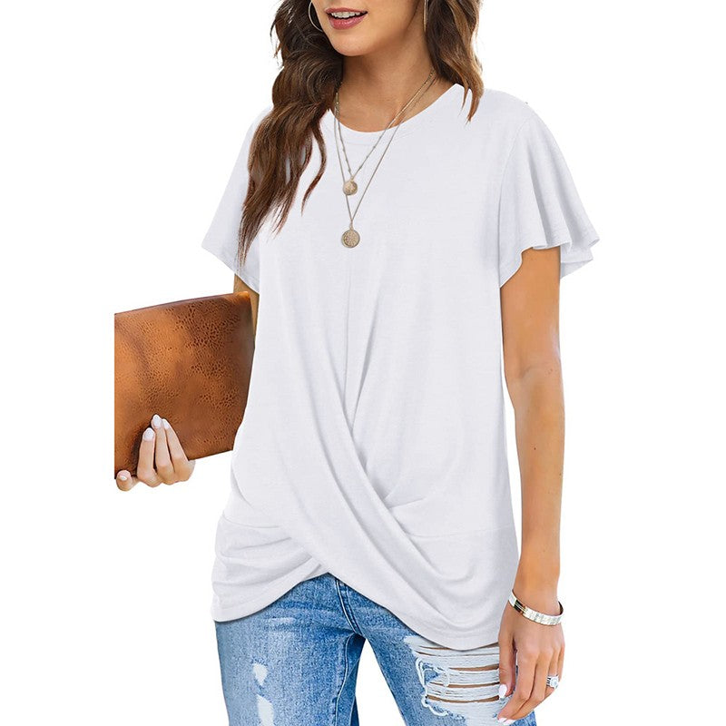 Curvia Plus Twist-Front Tunic