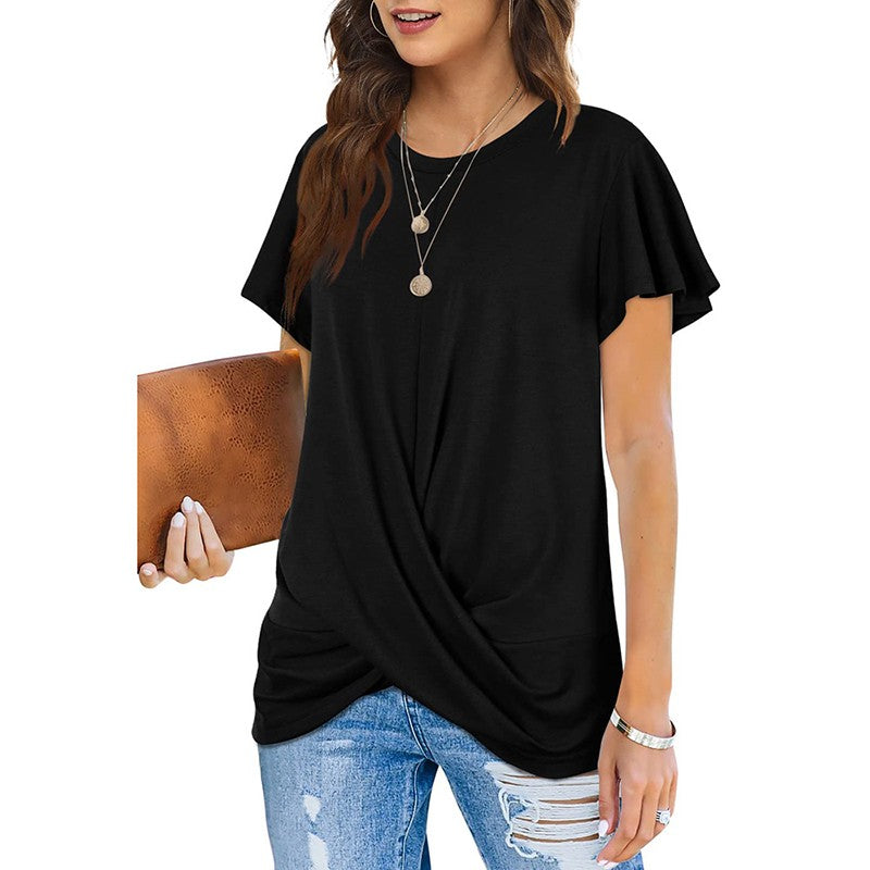 Curvia Plus Twist-Front Tunic