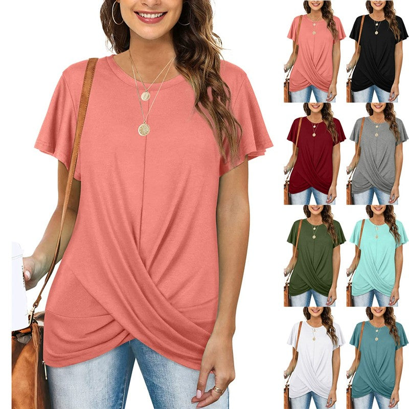 Curvia Plus Twist-Front Tunic