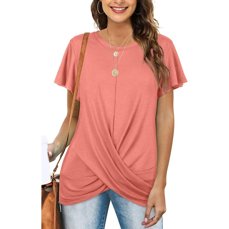 Curvia Plus Twist-Front Tunic
