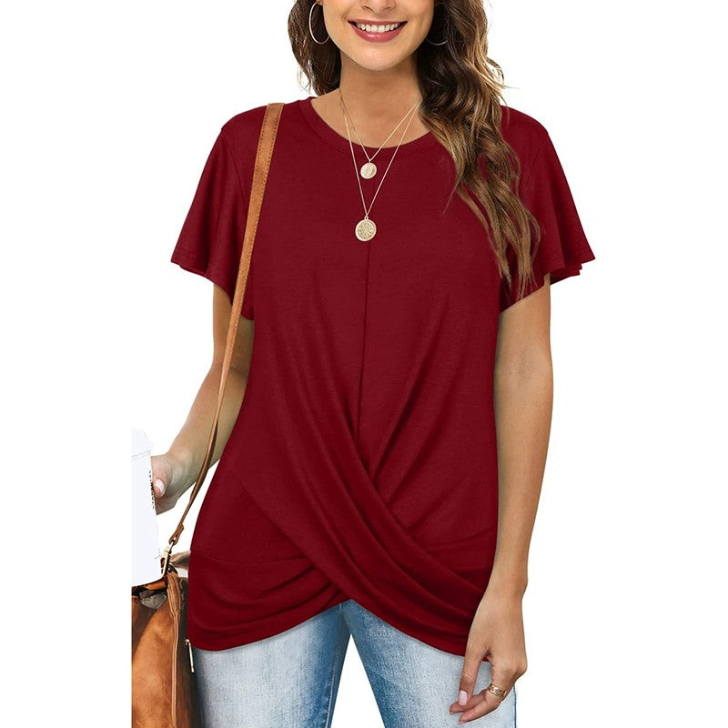 Curvia Plus Twist-Front Tunic