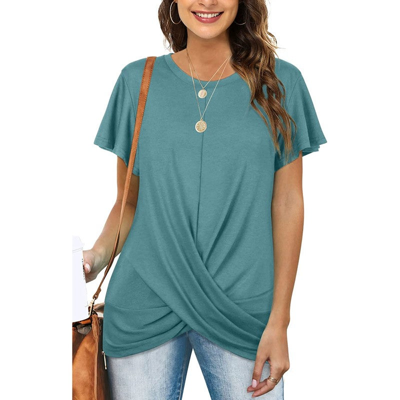 Curvia Plus Twist-Front Tunic