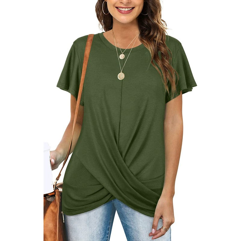 Curvia Plus Twist-Front Tunic