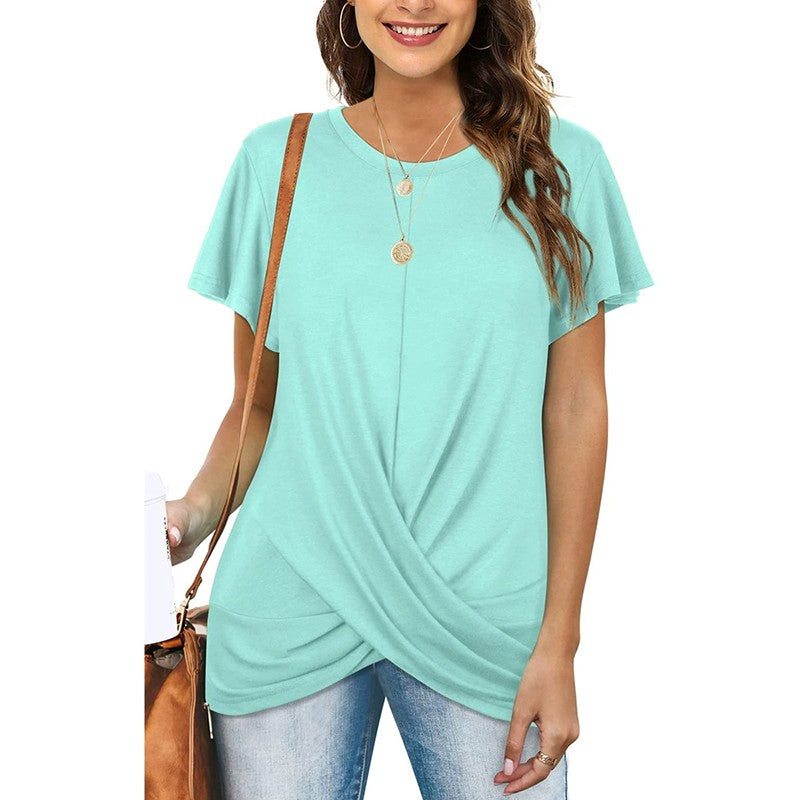 Curvia Plus Twist-Front Tunic