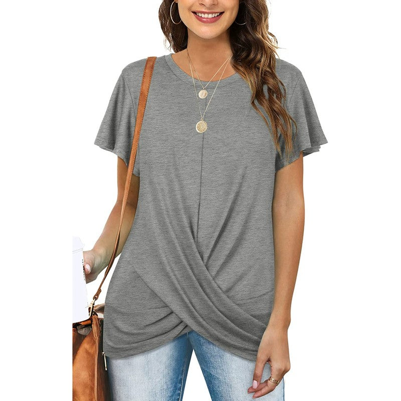 Curvia Plus Twist-Front Tunic