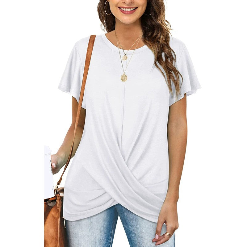 Curvia Plus Twist-Front Tunic