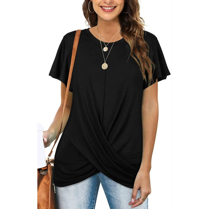 Curvia Plus Twist-Front Tunic