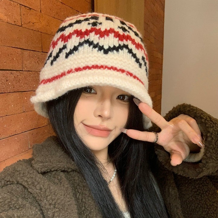 Elara Handwoven Wool Beanie