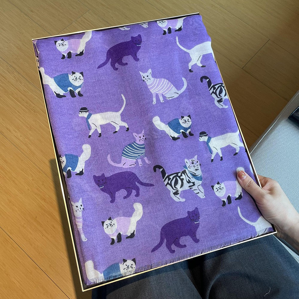 Eloria Oversized Cotton Scarf