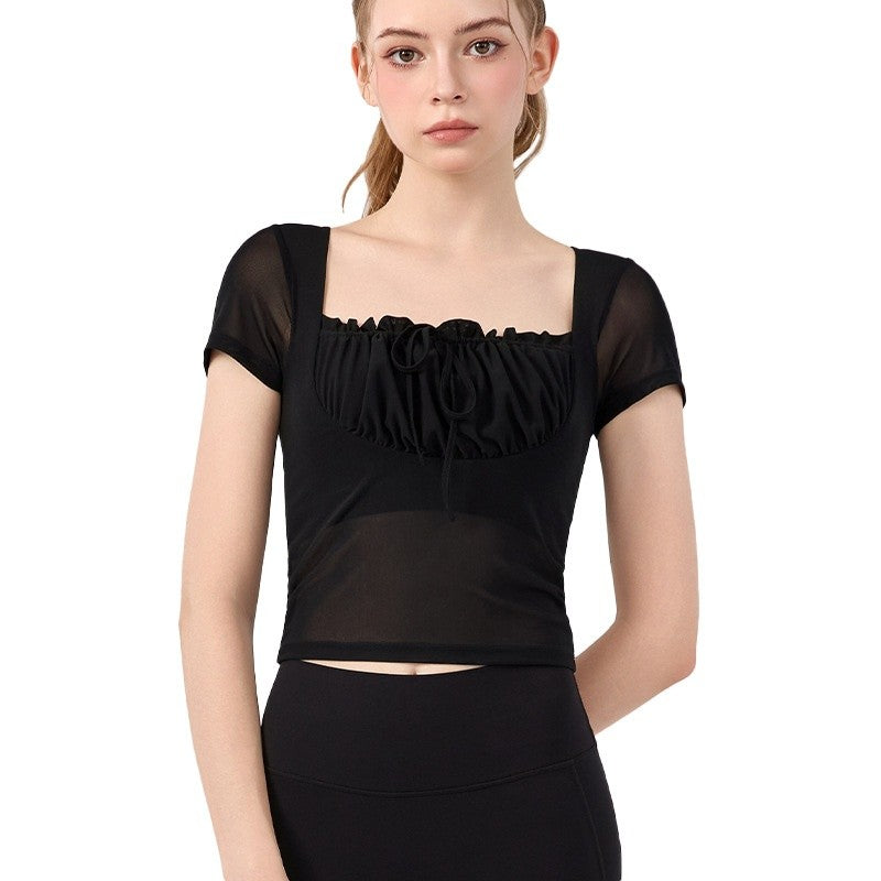 Elysia Lace Sports Tee