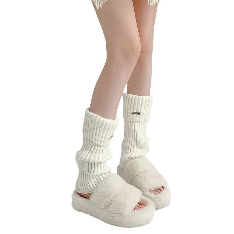 Kairi Striped Knit Leg Warmers