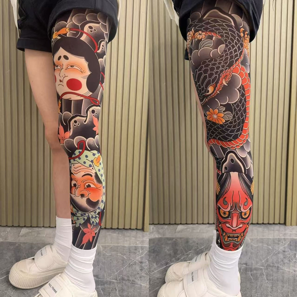 Kairo Tattoo-Style Embroidered Socks