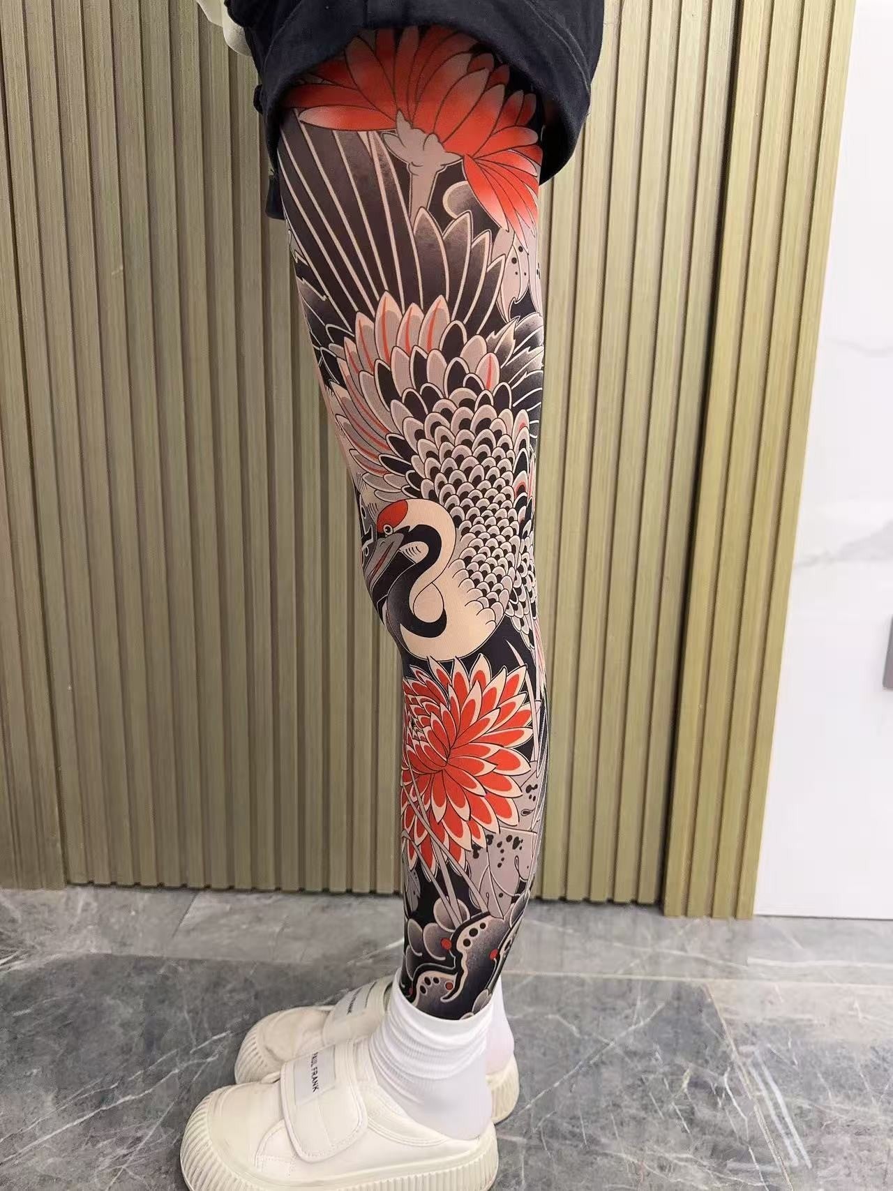 Kairo Tattoo-Style Embroidered Socks