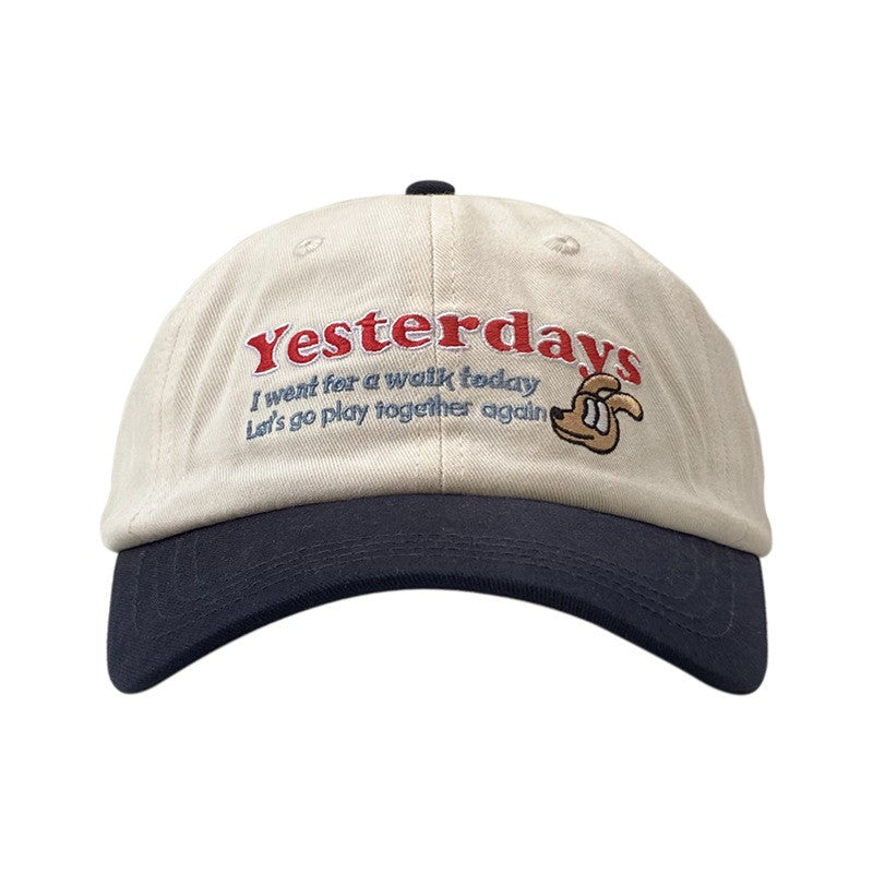 Liora Embroidered Puppy Cap