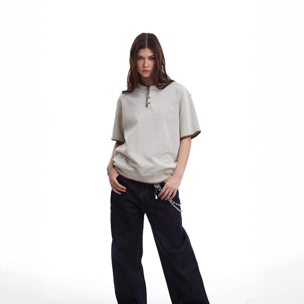 Liora Retro Zipper Tee