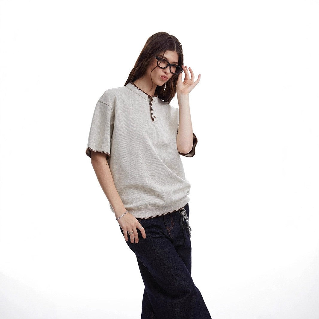 Liora Retro Zipper Tee