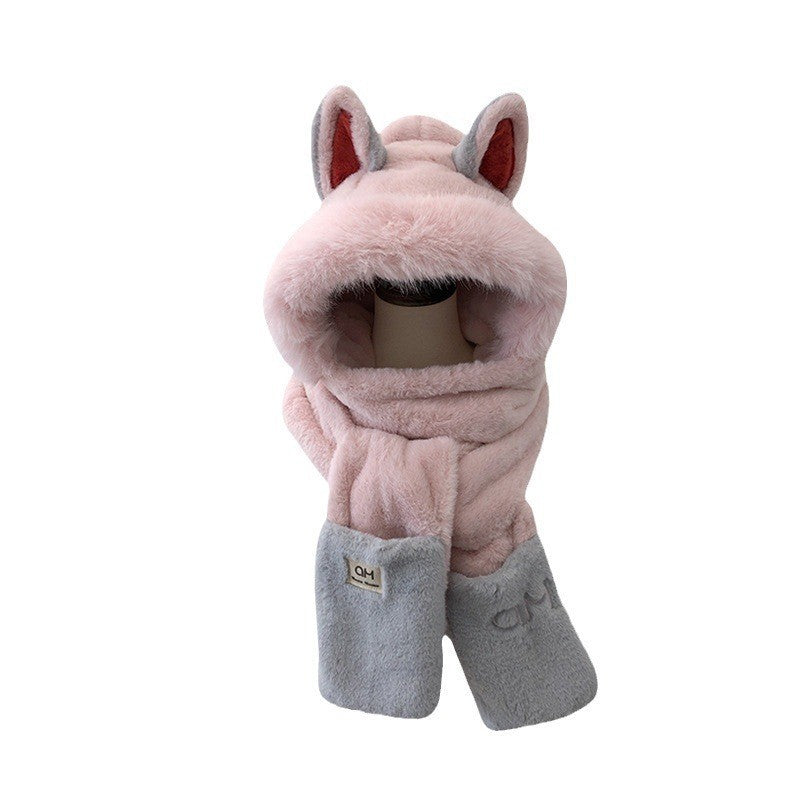 Marlowe Plush Ear-Flap Bonnet