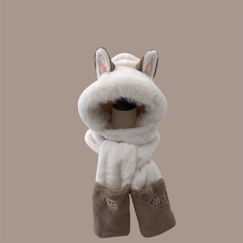 Marlowe Plush Ear-Flap Bonnet