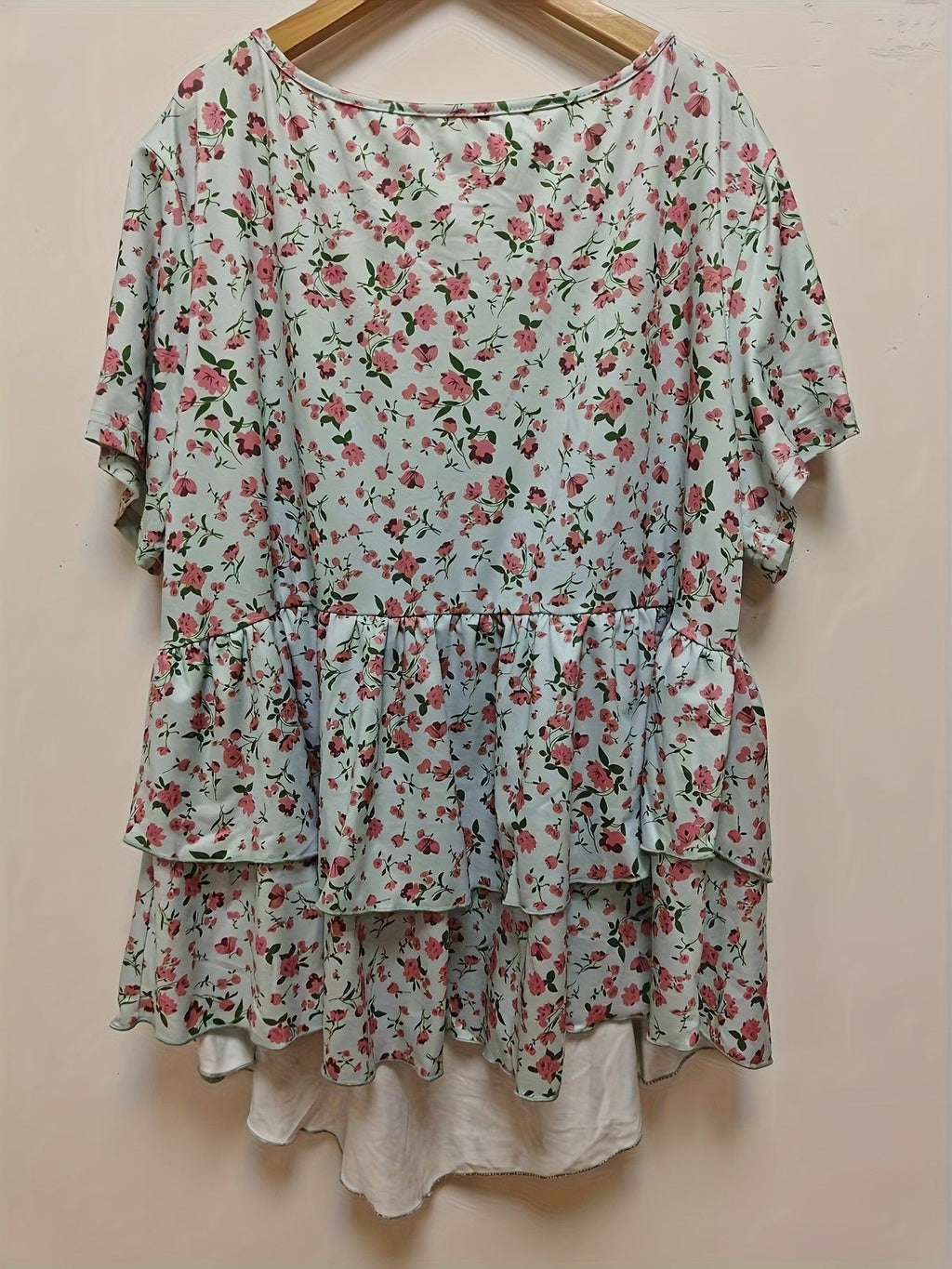 Novara Ruffle Print Tee