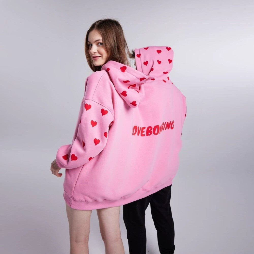 Oversized Cozy Couples Pullover Hoodie