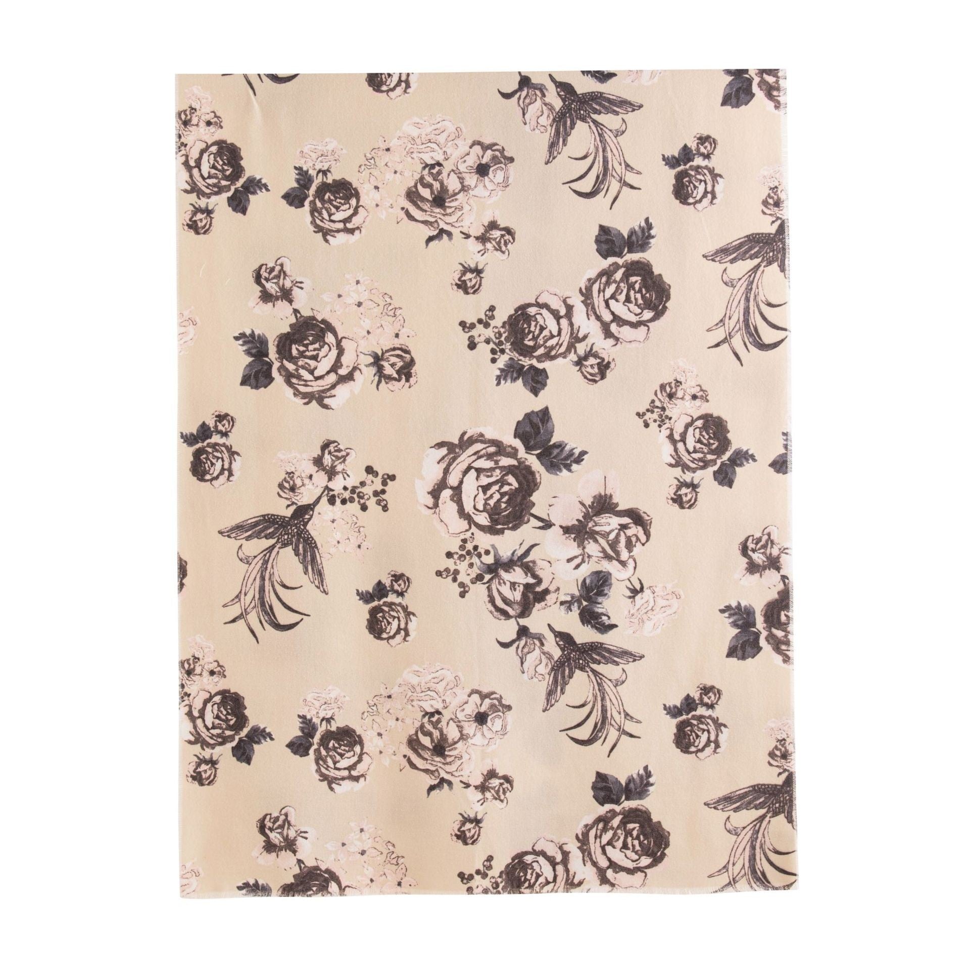 Seraphina Rose Tassel Shawl