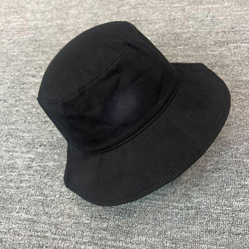 Solara Wide-Brim Cotton Bucket Hat