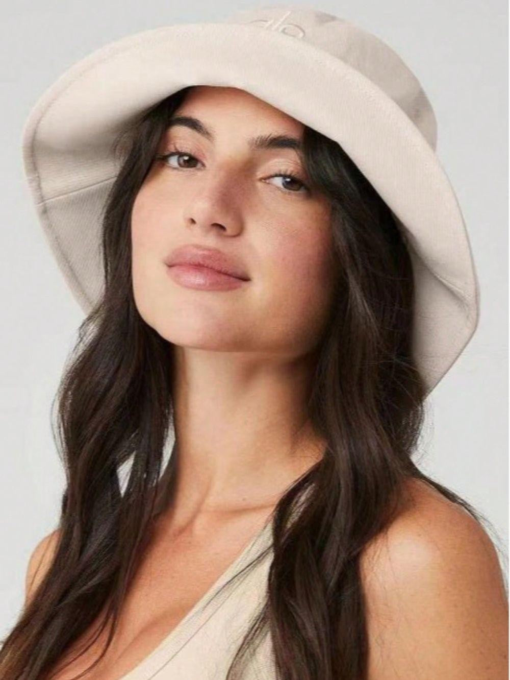 Solara Wide-Brim Cotton Bucket Hat